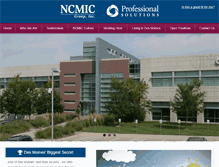 Tablet Screenshot of ncmicgroup.com